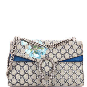 Gucci Small Dionysus Bag Blooms Print GG Coated Canvas